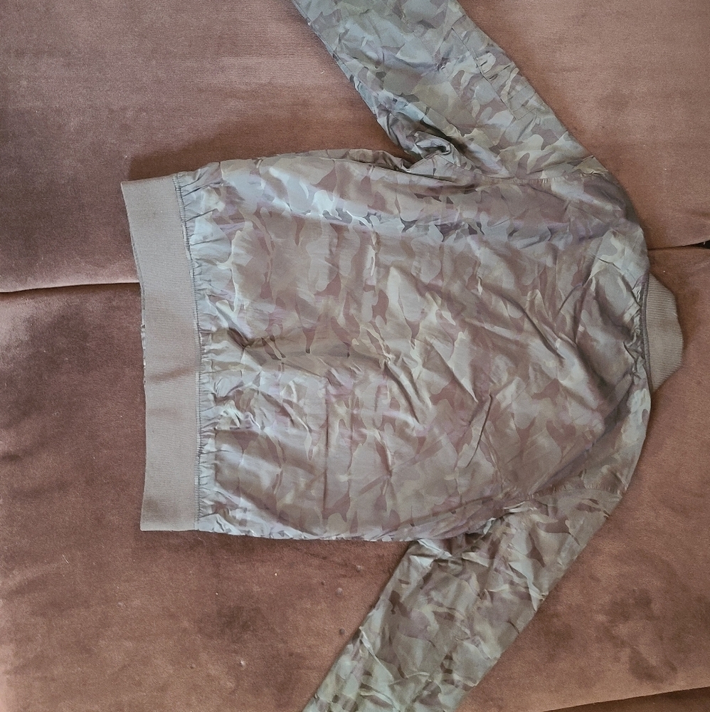Bomber camo jacket